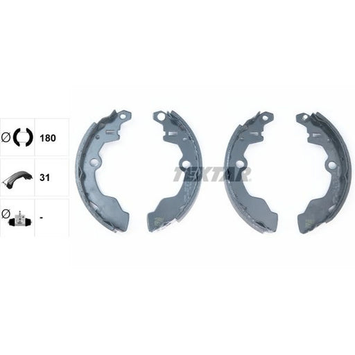 Textar Brake Shoe Set Axle Kit 91067700