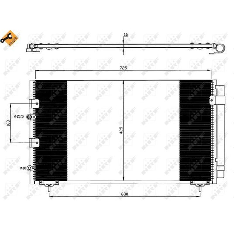 NRF Air Conditioning Condenser 35609