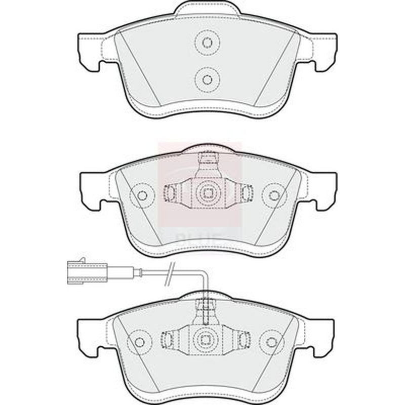Apec Front Brake Pad Set PD3273
