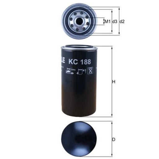 Mahle Fuel Filter Element KC 188