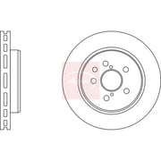 Apec 2 x Vented Rear Brake Discs DSK2558