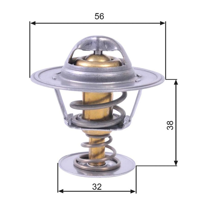 Gates Thermostat,Coolant TH13182G1