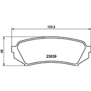 DON Rear Brake Pad Set PCP1415