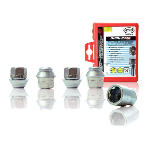 Fits Ford Fiesta Security Locking Wheel Nuts M12X1,5 Anti-Theft Bolts Fho/B Heyner Germany  - Town Parts