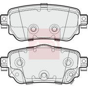 Apec Rear Brake Pad Set PAD2013