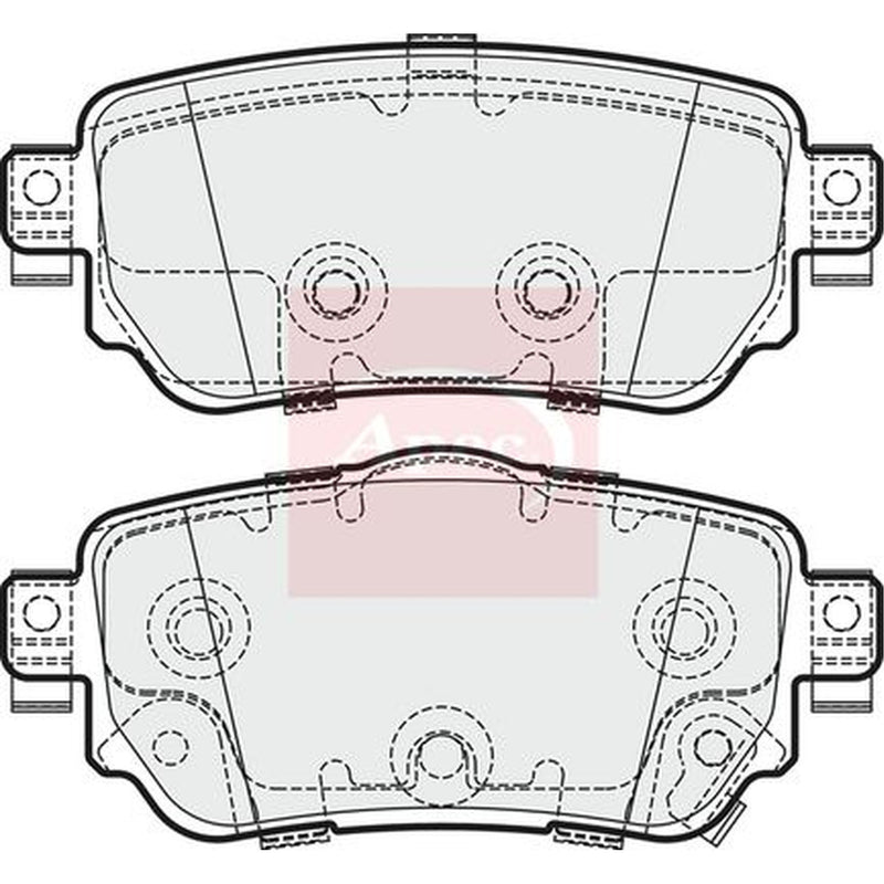 Apec Rear Brake Pad Set PAD2013