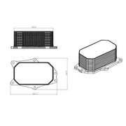 NRF Engine Oil Cooler 31825
