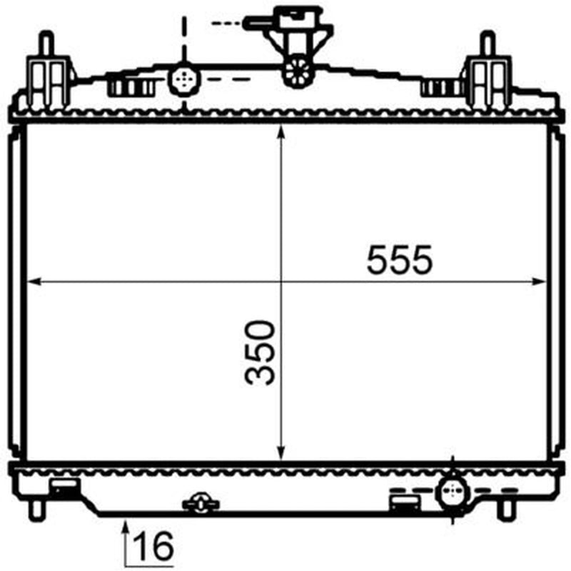 Mahle Engine Radiator CR 1071 000S