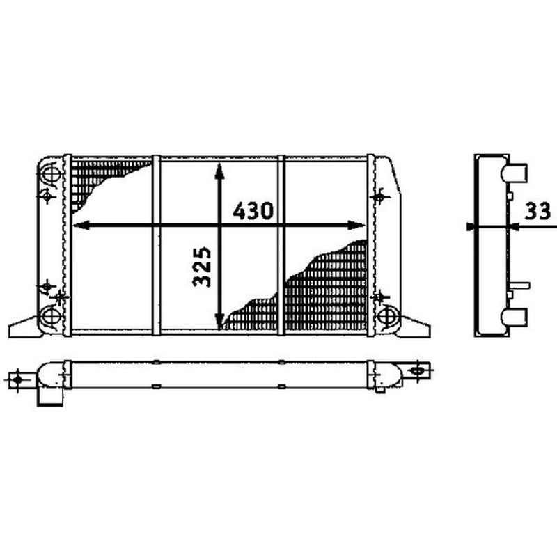 Mahle Engine Radiator CR 412 000S