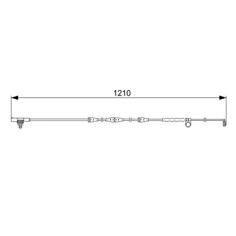 Bosch Brake Pad Wear Sensor Front 1 987 473 054