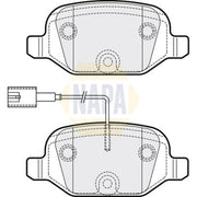 NAPA Rear Brake Pad Set NBP1598