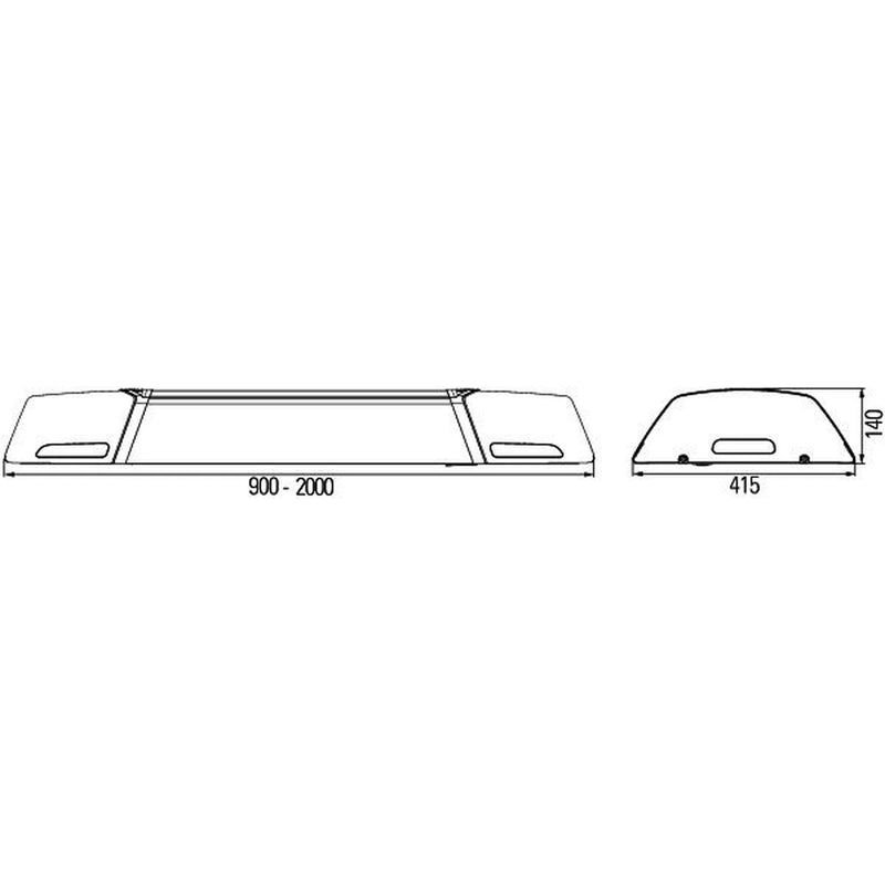 Hella Rotating Beacon/Siren Blue 2RM 2RM 010 709-581 2RM 010 709-581