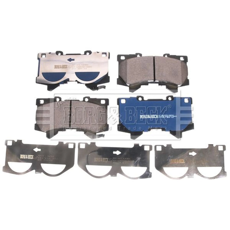 Borg & Beck 4 x Brake Pad Set BBP2973