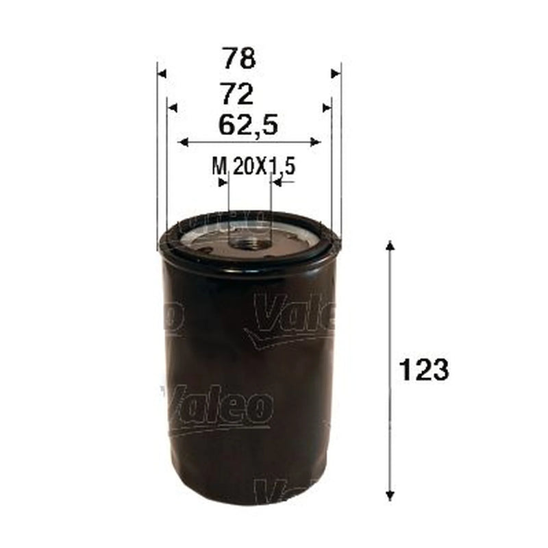 Valeo Engine Oil Filter 586109