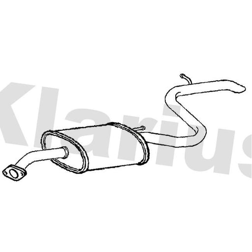 Klarius Box With Tail Pipe Rear HY234X