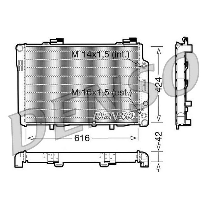 Denso Engine Radiator DRM17073
