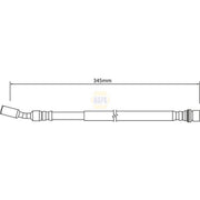 NAPA Brake Hydraulic Hose Line Rear NBH1070