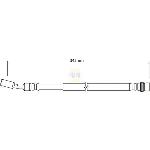 NAPA Brake Hydraulic Hose Line Rear NBH1070