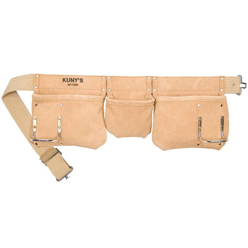 Kuny's AP-1300 Carpenter's Apron 5 Pocket Suede Leather - AP1300
