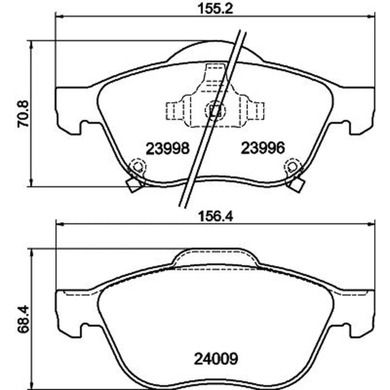 DON Front Brake Pad Set PCP1948