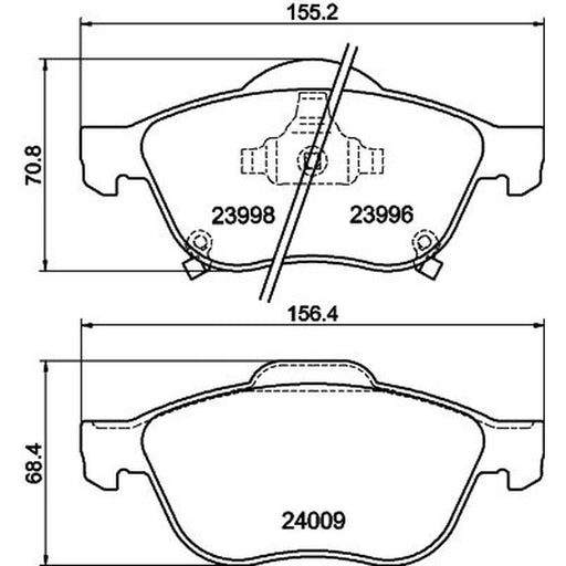 DON Front Brake Pad Set PCP1948