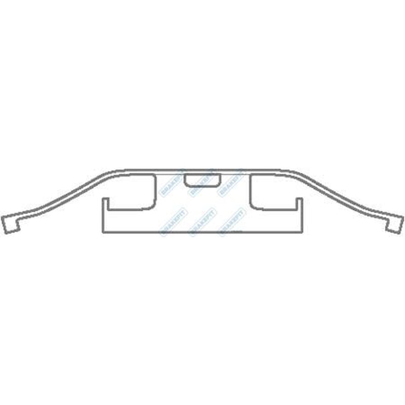 Apec Brake Pad Accessory Fitting Kit Rear BKT1323