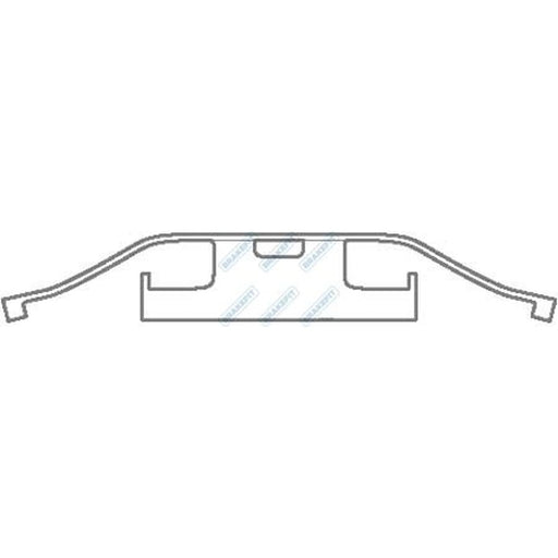 Apec Brake Pad Accessory Fitting Kit Rear BKT1323