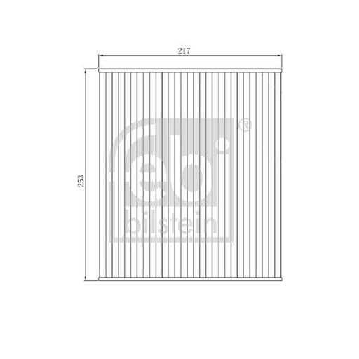 Febi Cabin Air Filter (Pollen Filter) 173280