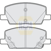 NAPA Front Brake Pad Set NBP1651
