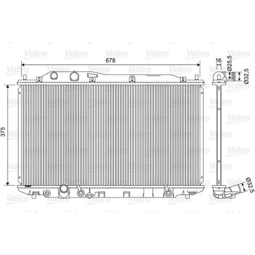 Valeo Engine Radiator 701570