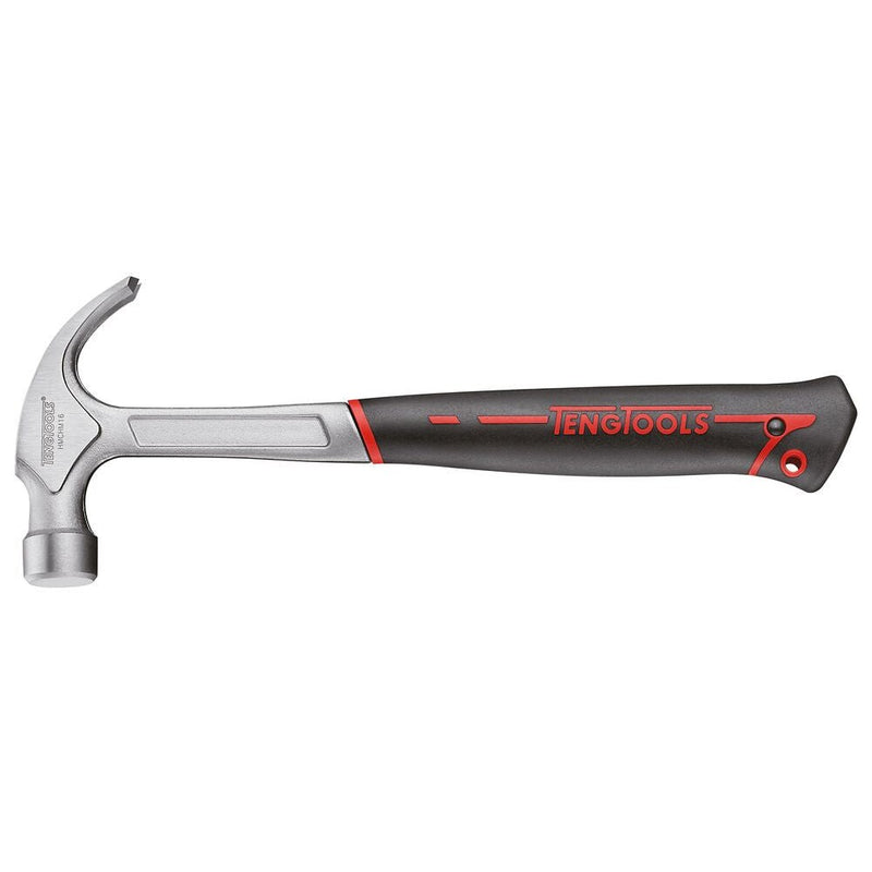Teng Tools Claw Hammer 16oz Shock Absorbent Rubber Handle