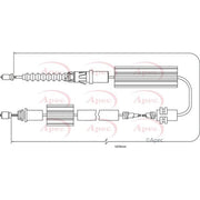Apec Handbrake Cable Left Rear CAB1244