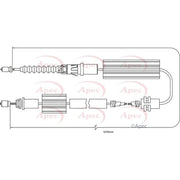 Apec Handbrake Cable Left Rear CAB1244