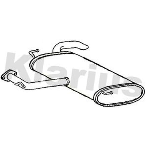 Klarius Box With Tail Pipe Rear KA267X