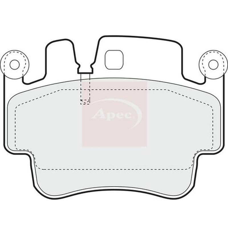 Apec Front Brake Pad Set PAD1409