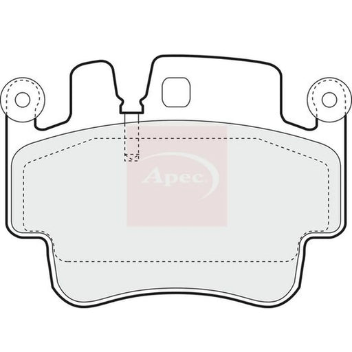 Apec Front Brake Pad Set PAD1409