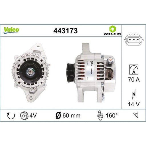 Valeo Car Alternator 12V 443173