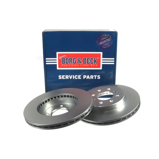Borg & Beck 2 x Vented Front Brake Discs BBD4081