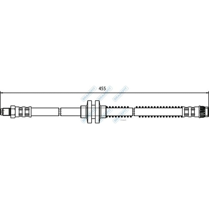 Apec Brake Hydraulic Hose Line Front BHO4125