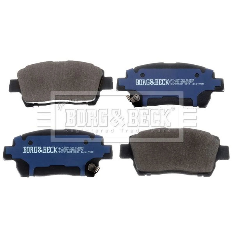 Borg & Beck 4 x Front Brake Pad Set BBP1728