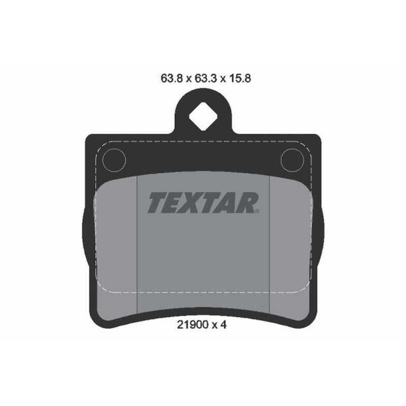 Textar Rear Brake Pad Set 2190003