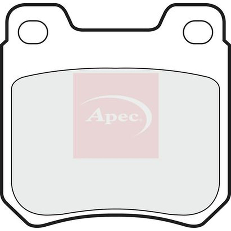 Apec Rear Brake Pad Set PAD619