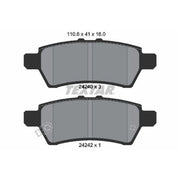 Textar Rear Brake Pad Set 2424001