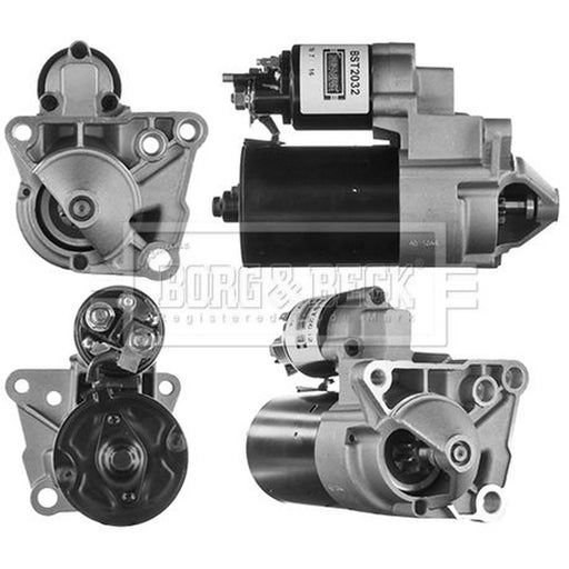 Borg & Beck Starter Motor 12V 0.9kW 9 Teeth BST2032