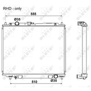 NRF Engine Radiator 53666