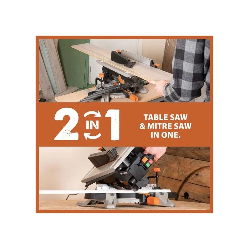 Evolution R210MTS-G2 Combination Mitre Saw and Table Saw 240V 1500W - 116-0001