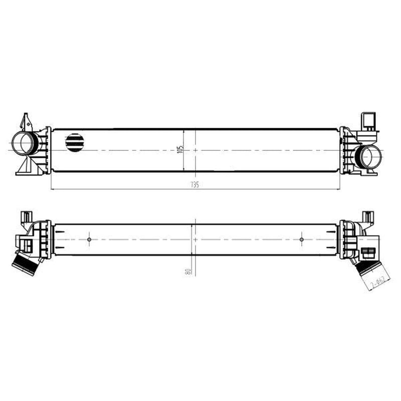 NRF Intercooler (Charge Air Cooler) 309034