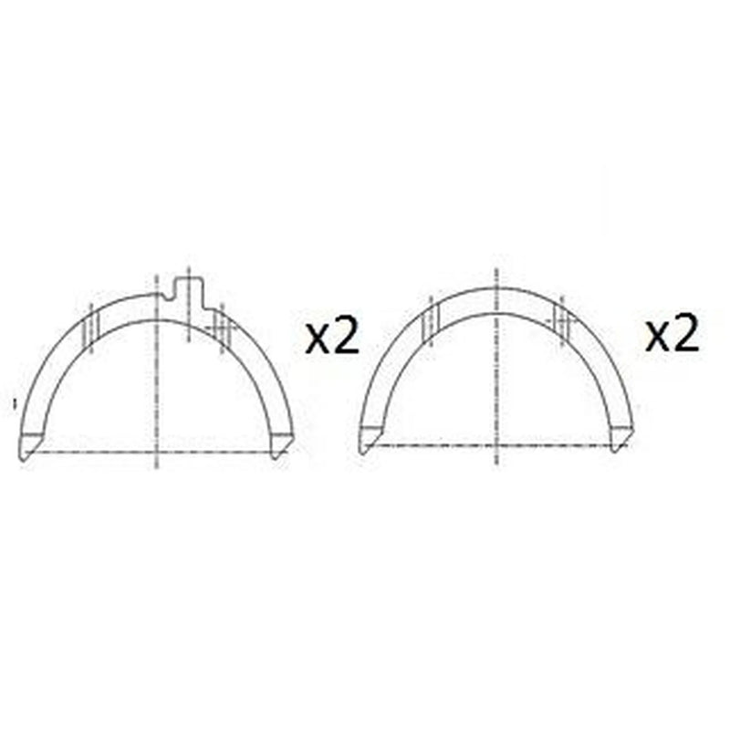FAI Thrust Washer Set 91.2mm BT3002-STD