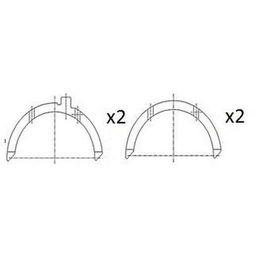 FAI Thrust Washer Set 91.2mm BT3002-STD
