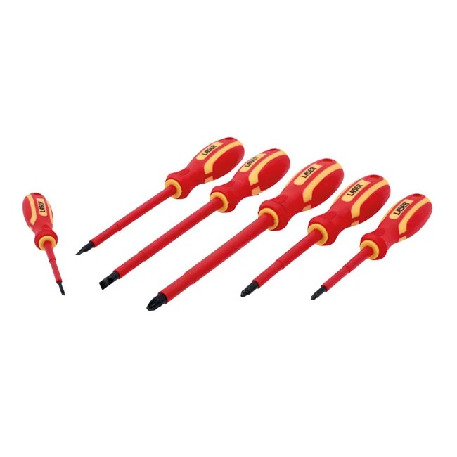 Laser Tools VDE Insulated Screwdriver Set 6pc - PL